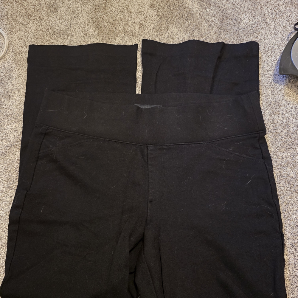 Black Wide-Leg Pants